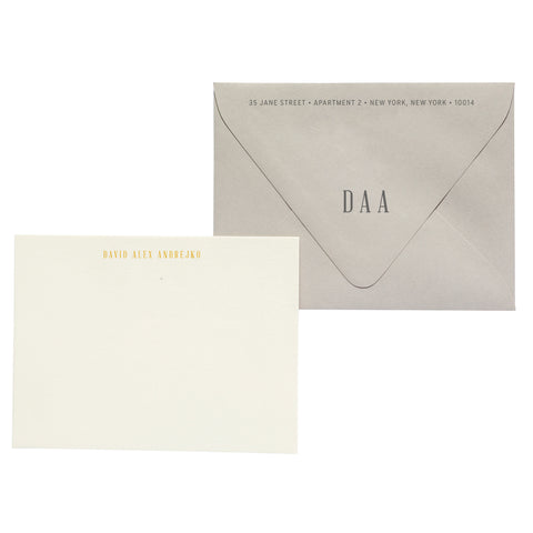 Alex | Semi-Custom Stationery