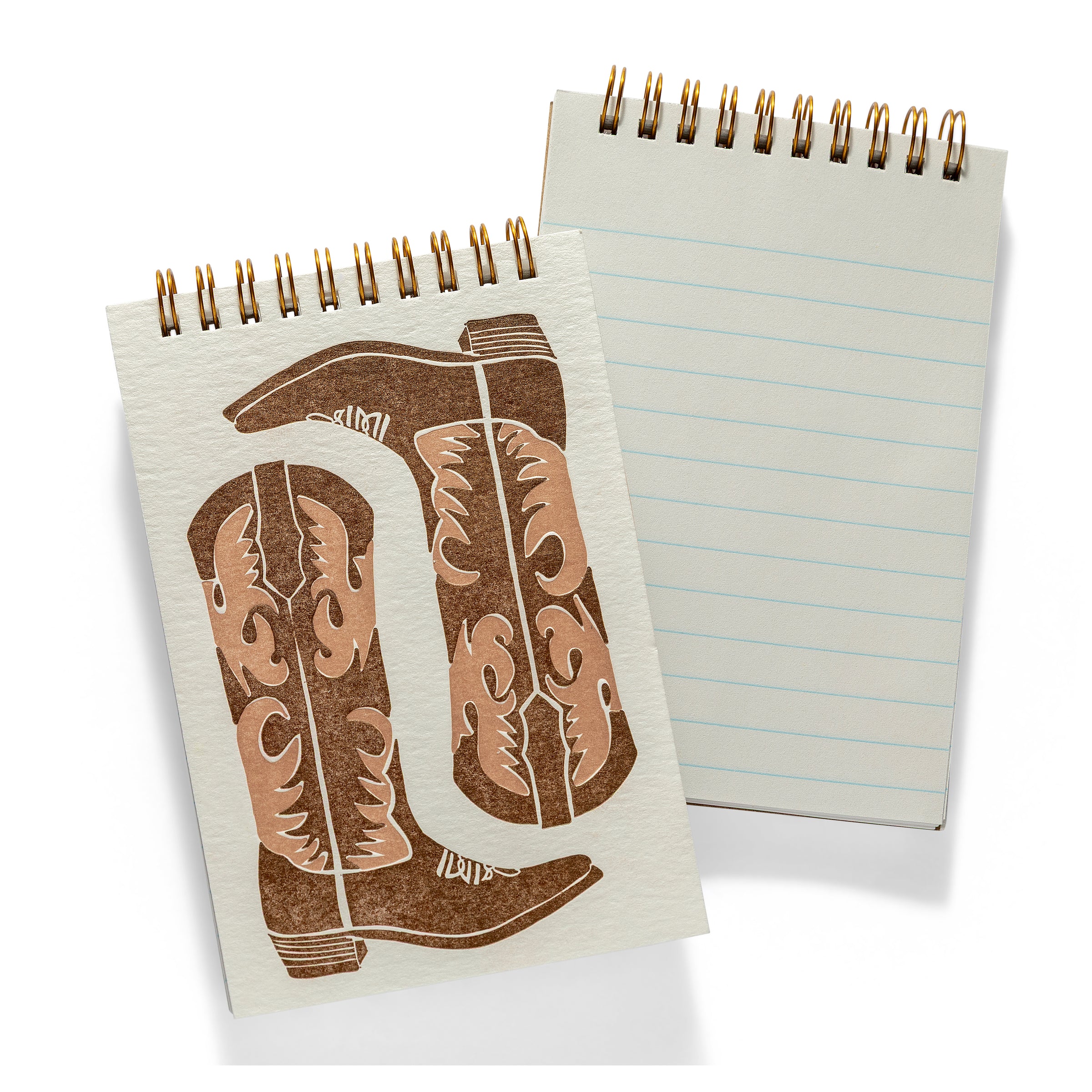 Brown Boots | Letterpress Notebook