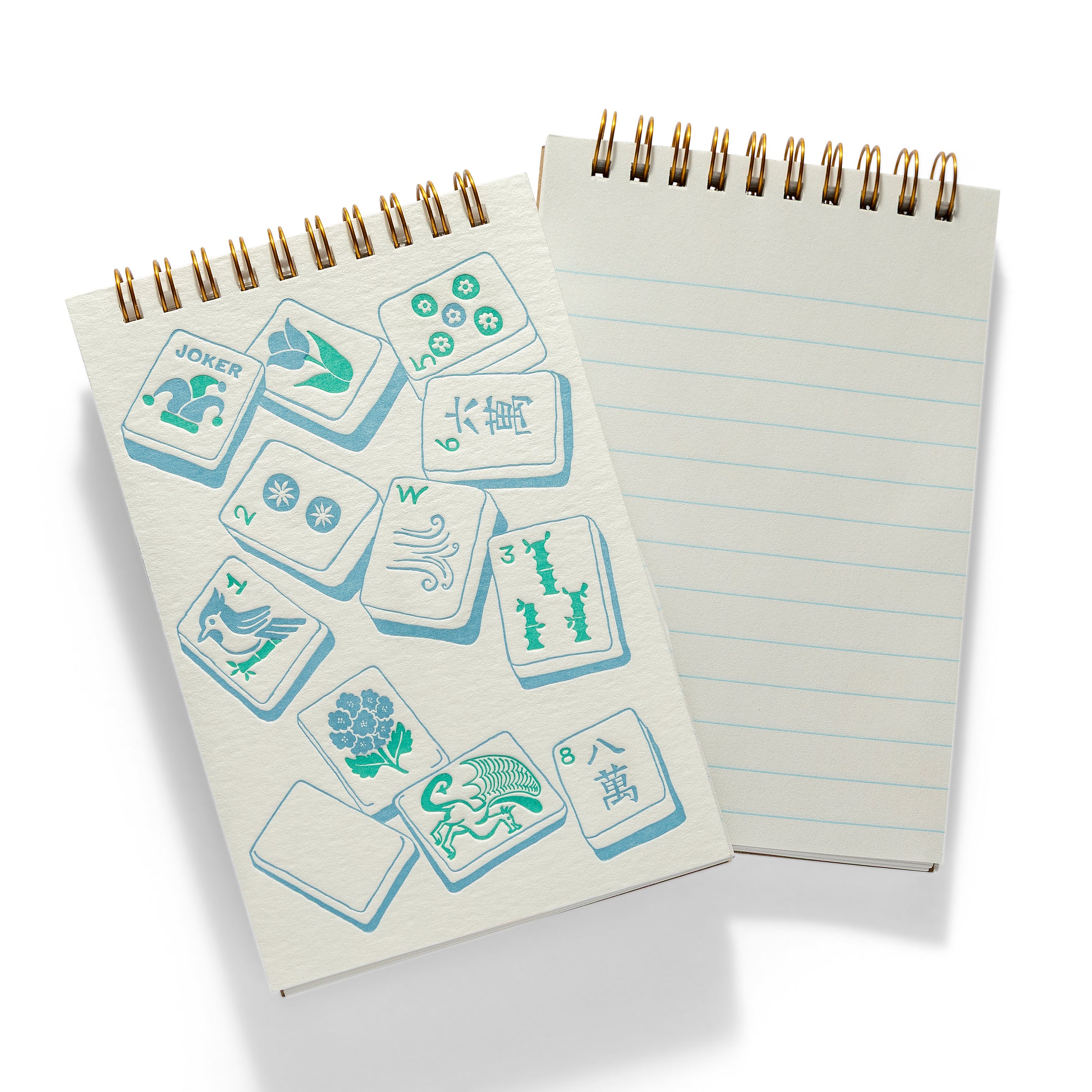 Mahjong | Letterpress Notebook