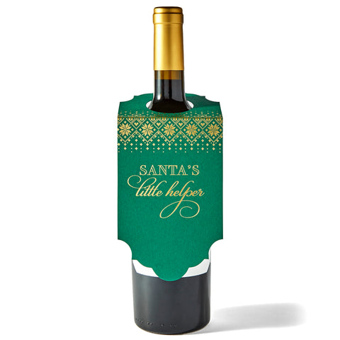 Santa's Little Helper | Wine & Spirit Tag