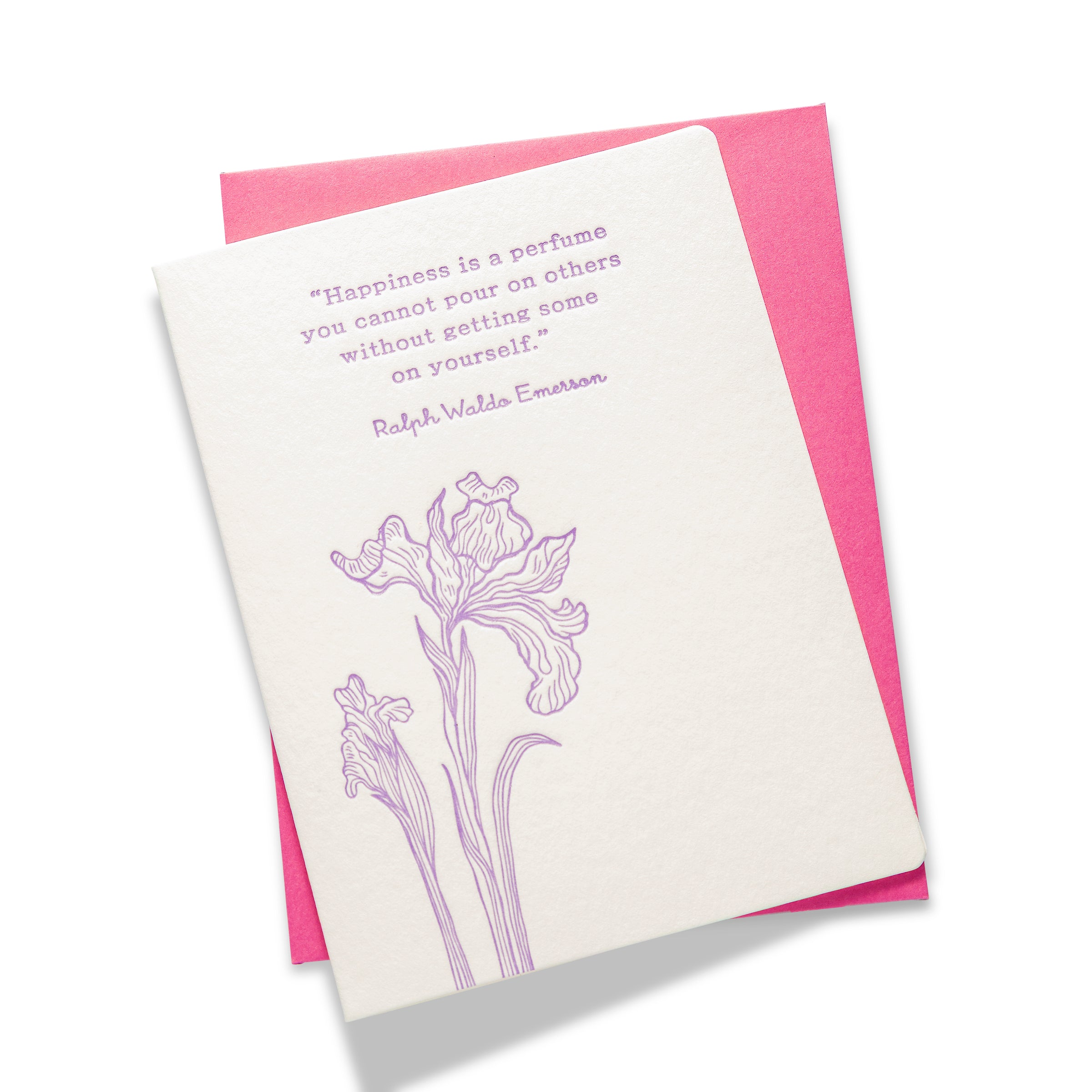 Happiness Perfume | Multi-Use | Letterpress Greeting Card