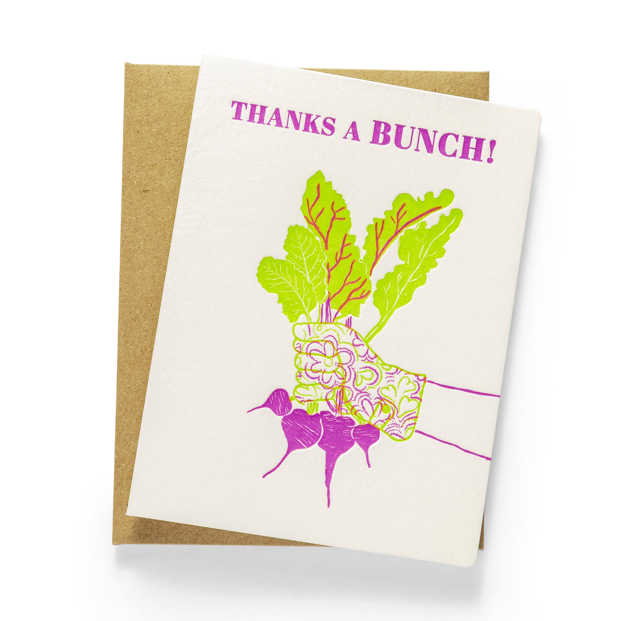 Garden Thanks | Thank You | Letterpress Greeting Card
