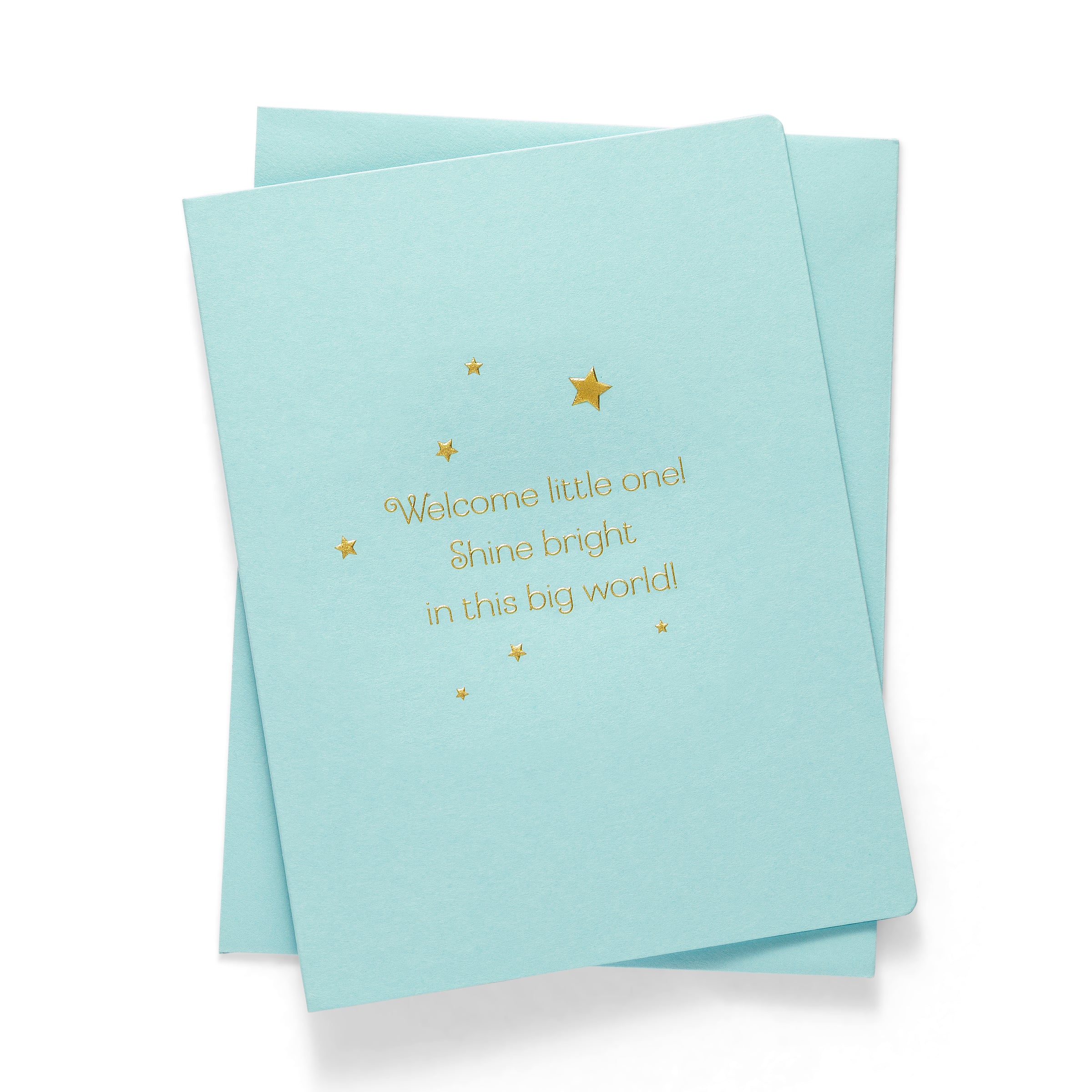 Shine Bright Little One | Baby | Engraved Greeting Card