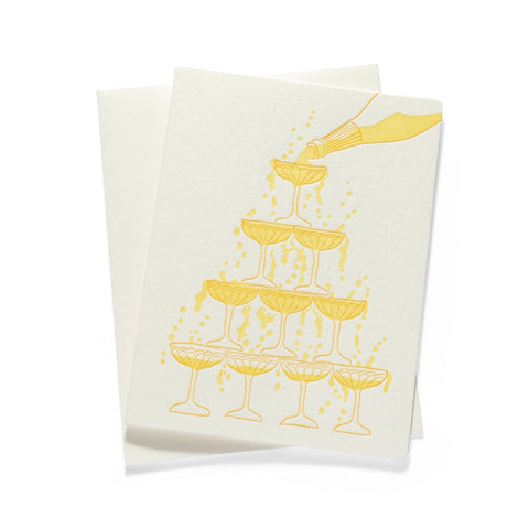 Champs Tower | Multi-use | Letterpress Greeting Card