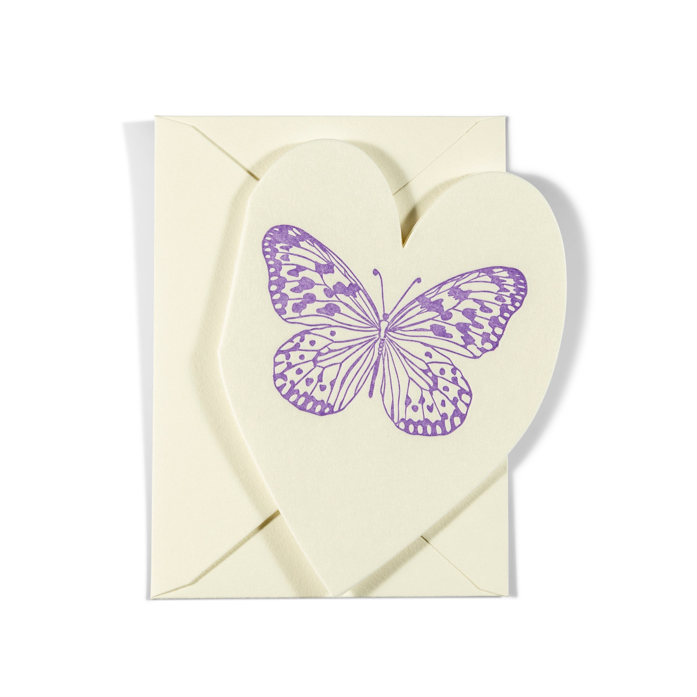 Mini Letterpress Enclosure Card | Butterfly