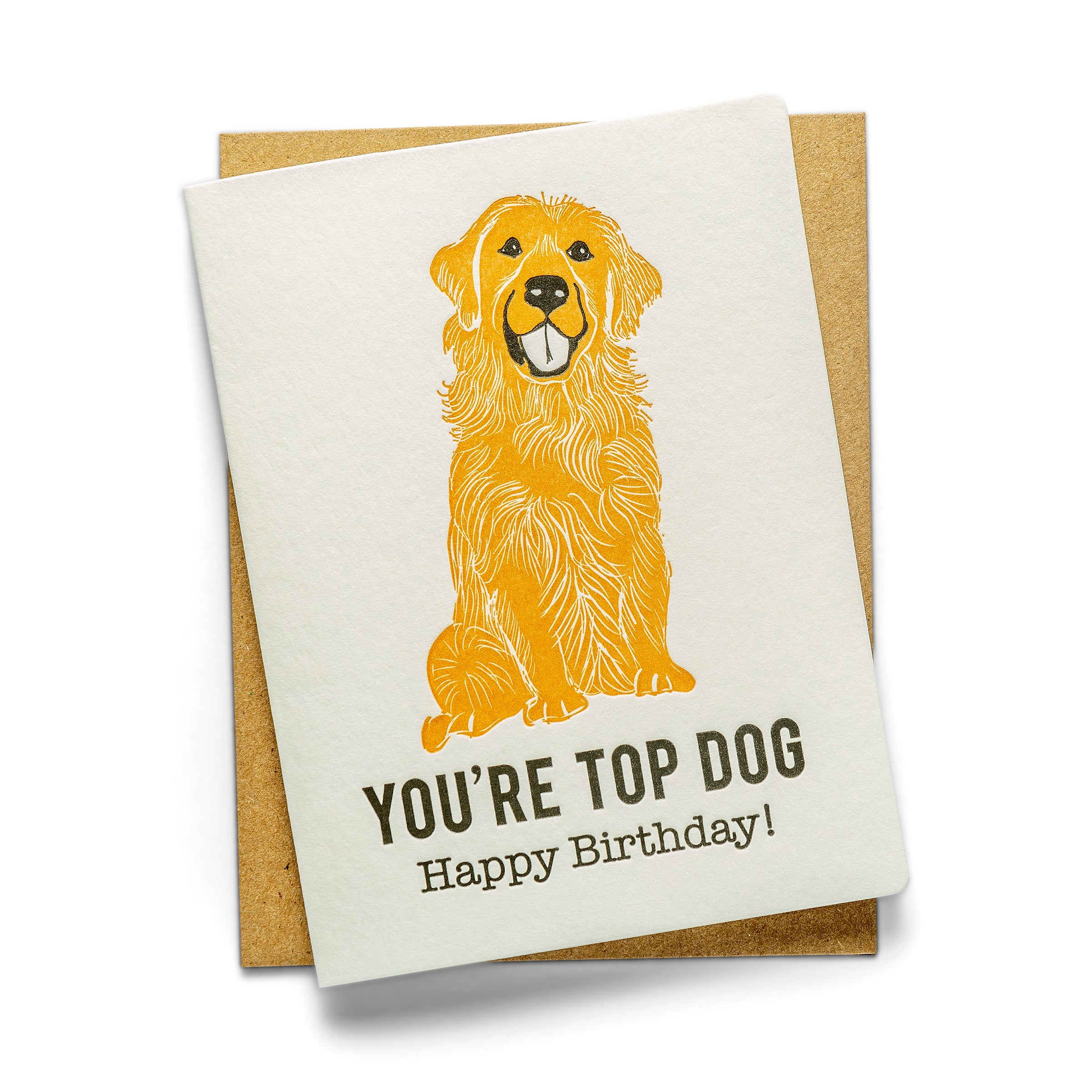 Birthday Top Dog | Birthday | Letterpress Greeting Card